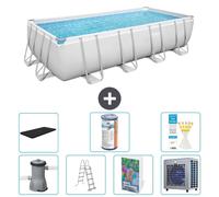 Bestway Power Steel, rectangular, 488x244x122 cm, de 6 piezas, modelo S551