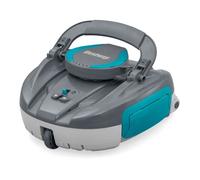 Robot de piscina Bestway Agathe recargable Fondo plano hasta 15 m² 3400 mAh 22 W Gris oscuro y acentos turquesa - Nuevo