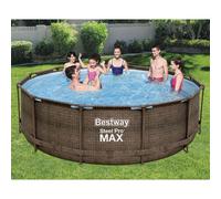 Bestway Set de piscina redonda Steel Pro MAX Deluxe Series 366x100 cm