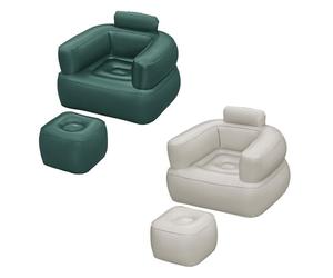 Bestway sillon hinchable con reposapies color surtido 107x99x80/48x48x36 cm interior 75137