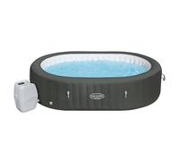 BESTWAY SPA Hinchable Lay-Z-SPA Mauritius Smart 270x180x71 cm Gris | 180 boquillas AirJet, calefacción a 40 °C, control por aplicación, color gris basalto vendido, 1.370 l