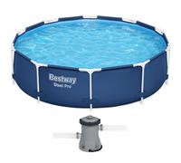 Bestway Steel Pro 56679 - Ø305x76 cm - Piscina redonda + bomba filtro 16 W