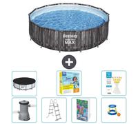 Bestway Steel Pro MAX, piscina redonda - 427 x 107 cm - 6 piezas - Modelo S529