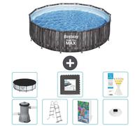 Bestway Steel Pro MAX, piscina redonda - 427 x 107 cm - 6 piezas, modelo S608