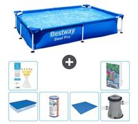Bestway Steel Pro, rectangular, 221x150x43 cm, de 5 piezas, modelo S167