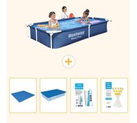 Bestway Steel Pro, rectangular, 221x150x43 cm, de 5 piezas, modelo S22703