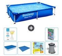Bestway Steel Pro, rectangular, 221x150x43 cm, de 5 piezas, modelo S24