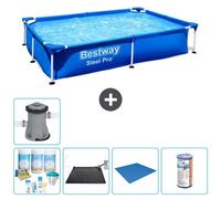 Bestway Steel Pro, rectangular, 221x150x43 cm, de 6 piezas, modelo S22063