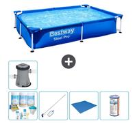 Bestway Steel Pro, rectangular, 221x150x43 cm, de 6 piezas, modelo S22064