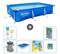 Bestway Steel Pro, rectangular, 300x201x66 cm, de 5 piezas, modelo S231