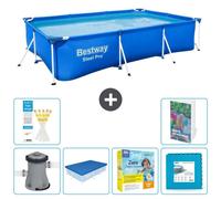 Bestway Steel Pro, rectangular, 300x201x66 cm, de 5 piezas, modelo S276