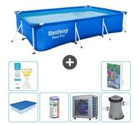 Bestway Steel Pro, rectangular, 300x201x66 cm, de 5 piezas, modelo S29