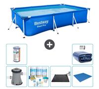 Bestway Steel Pro, rectangular, 300x201x66 cm, de 7 piezas, modelo S21570