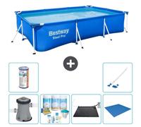 Bestway Steel Pro, rectangular, 300x201x66 cm, de 7 piezas, modelo S22086