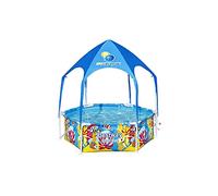 Bestway Piscina Steel Pro Slash-in-Shade con parasol, diámetro 183 x 51 cm, sin bomba, Multicolor