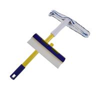 BESTYASH 2 Piezas Kit de Limpieza de Ventanas, Toalla para Lavar Autos, Herramienta de Limpieza de Puertas de Vidrio, Limpiador de Ventanas de Vidrio, para Mantenimiento del Vehículo