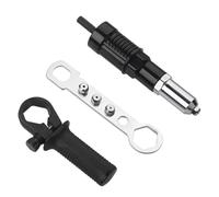BESTYASH Adaptador para Remachadora Eléctrica Junta para Máquina Remachadora Extracción de Núcleo, Conector de Conversión Metálico Accesorio para Remaches, Uso Profesional Automotor