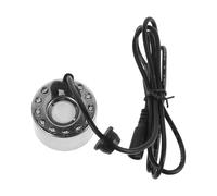 BESTYASH Atomizador 12 Luces LED de Plata para Estanque y Jardín Interior | Plástico y Aleación, Niebla Espesa, bajo Mantenimiento, Varios Efectos
