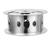 BESTYASH Calentador de Ventilación de Acero Tetera Orificios de Inoxidable al Resistente Desgaste Práctico Calentador de Té Portátil y Restaurante y Oficina