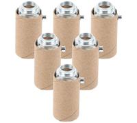 BESTYASH Casquillo bombilla E12, 6 piezas, base tipo candelabro, adaptador de portalámparas para candelabros, 220 V