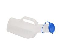 BESTYASH Orinal Urinario Portátil de Plástico Azul 1000ml para Ancianos y Pacientes, Fácil de Transportar, Adecuado para Hospital y Camping