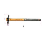 Beta 013760525-1376Xt 250-Martillo Carpinteros Plástico