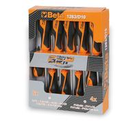 Beta Tools Juego de destornilladores 1263/D10 – 10 piezas (art. 1260, 1260N, 1262, 1262N)