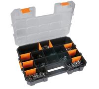 BETA 2080/DL - Maleta Organizadora GRANDE con 5 Compartimentos y 8 Divisores Extraíbles, Ideal para Piezas Pequeñas, Tornillos, Tuercas y Tacos