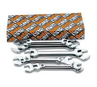 Beta Tools – Juego de llaves fijas 55/S12 – 12 piezas, dos bocas abiertas (art. 55)