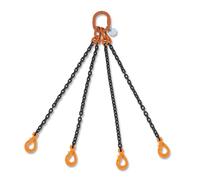 Beta 8094SL D6-3 - Colgante para elevación, cadena de 4 brazos con gancho autobloqueo grado 8, longitud 3 m, capacidad de carga 2,36 t