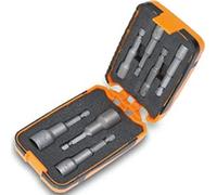 Beta 862F/A7 - Juego de 7 puntas de atornillar para vasos hexagonales magnéticos
