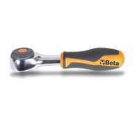 Beta 900/58 - Carraca reversible con mango giratorio con cuadrado macho 1/4", mecanismo de 52 dientes