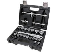 Beta Tools – Caja de llaves de vaso 923E/C25 – 20 llaves hexagonales y 5 accesorios – Maletín plástico