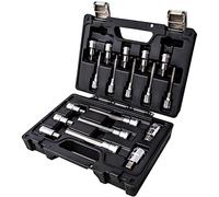 Beta 923E-PE/C18 - Surtido de 18 llaves de vaso hexagonales y 5 accesorios, en maletín de plástico