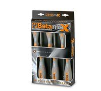 Beta 944BX/D6 - Juego de 6 llaves de vaso hexagonales con mango bimaterial (art. 943BX)