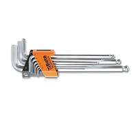 Beta Tools – Llaves Allen – Juego 9 – Punta redonda, modelo extralargo