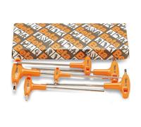 Beta 96T/S6 - Juego de 6 llaves macho hexagonales acodadas con mango (art. 96T)