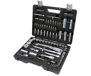 Beta BW 903E/C98 - Juego de 45 Vasos Hexagonales, 35 Puntas para Atornilladores, 4 Llaves Allen Acodadas y 14 Accesorios, en Caja de Plástico