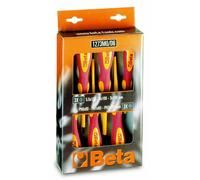 Beta, juego de destornilladores, 6 piezas, aislados /1273Mq/D6