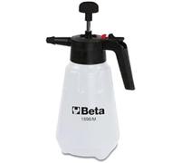 Beta Pulverizador a presión de Mano 2 litros, práctico y robusto, con boquilla ajustable y capacidad de 2 litros, ideal para cuidado de plantas y limpieza de superficies, rojo, acero inoxidable