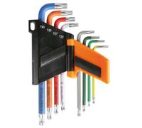 Beta Tools, juego de 8 llaves de ángulo con cabeza esférica, modelo 97BTX-C/SC8