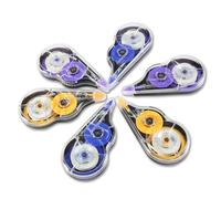 BETOOKY Cintas Correctoras Escolares Color Aleatorio Conjunto de 12 para Material Plástico, Fácil de Usar y Oficina Adecuado para Papelería y Uso Escolar