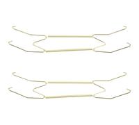 BETOOKY Colgador Metálico para Platos de Resorte 12 Pulgadas Soporte Invisible para Exhibir Platos en Sala y Área de Comedor 2 Piezas