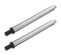 BETOOKY Conector Plata de para Poste de Acero de Inodoro Cepillo Inoxidable 2 Piezas Diseño Fácil de Limpiar y Color Adecuado para Baños Entornos Industriales