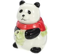 BETOOKY Dispensador de Salsa de Soja Diseño de Panda Fácil de Limpiar de Cerámica Varios estilos y Vertido Conveniente para Cocina y Restaurante Varios estilos