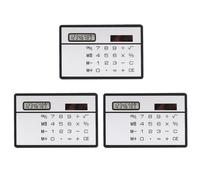 BETOOKY Mini Calculadora Solar Portátil de Plástico Negro Ligera Entrada Digital para Uso en Oficina y Escuela Diseño Compacto y Funcional