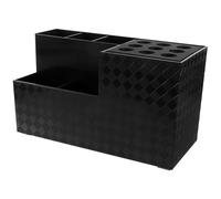 BETOOKY Organizador de Herramientas para Peluquería Gran Capacidad y Múltiples Compartimentos, Caja Negra de Abs y Eva para Peines y Tijeras en Barberías y Hogares