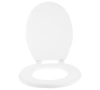BETOOKY Tapa Asiento de Inodoro Acolchada de White, Práctica y Fácil de Instalar, Junta del Inodoro Duradera para Baño y Estreno Casa