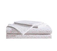 Betsey Johnson - Juego de Ropa de Cama Individual Resistente a la decoloración y a Las Arrugas con Fundas a Juego, Ropa de Cama Suave y Ligera (Verde Floral caprichoso, Individual)