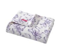 Betsey Johnson - Manta King, Ropa de Cama de Felpa Ligera y cálida, decoración del hogar para Todas Las Estaciones (Lazos de Ballet Morado, King)